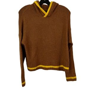 BRAVE SOUL LONDON KNIT HOODIE SWEATER